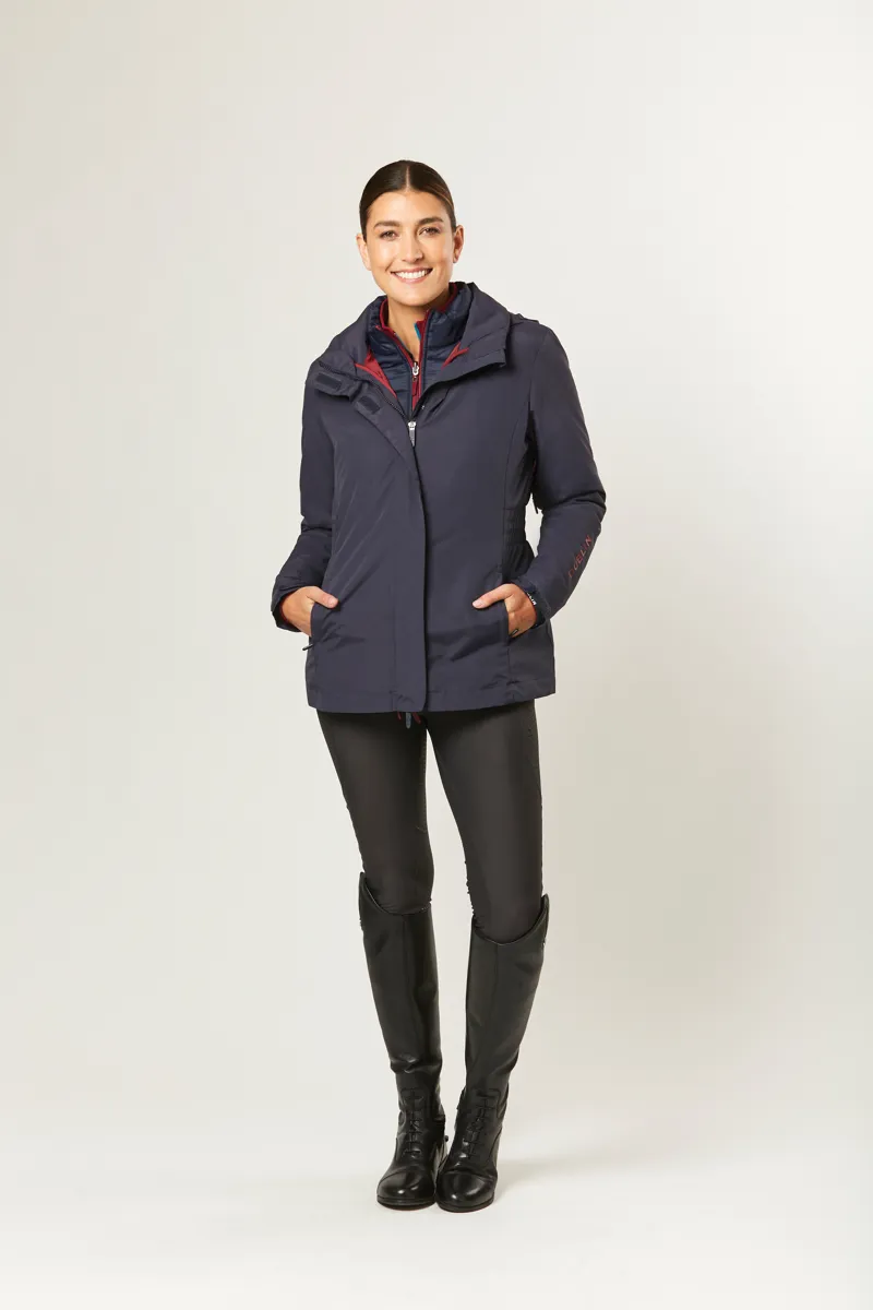 Dublin Peyton Waterproof Jacket Ladies in Ink Navy-2